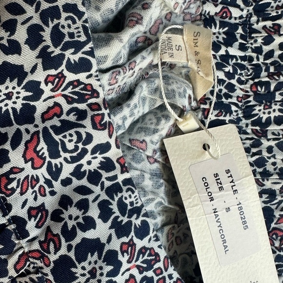 NWT Sim & Sam Bohemian Patterned Wide-Leg Pants NWT - Picture 6 of 6